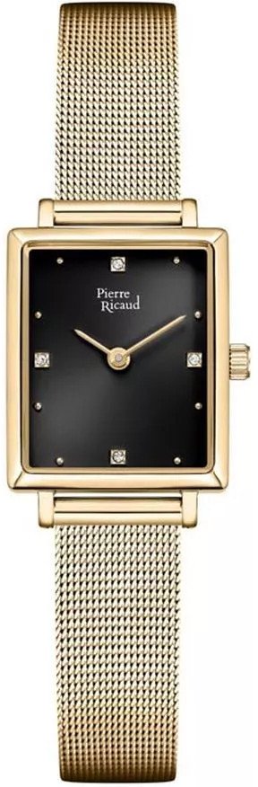 Zegarek damski Pierre Ricaud P22078.1144Q CYRKONIE złoty