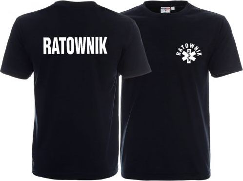LPP - Promostars Koszulka męska RATOWNIK granatowa