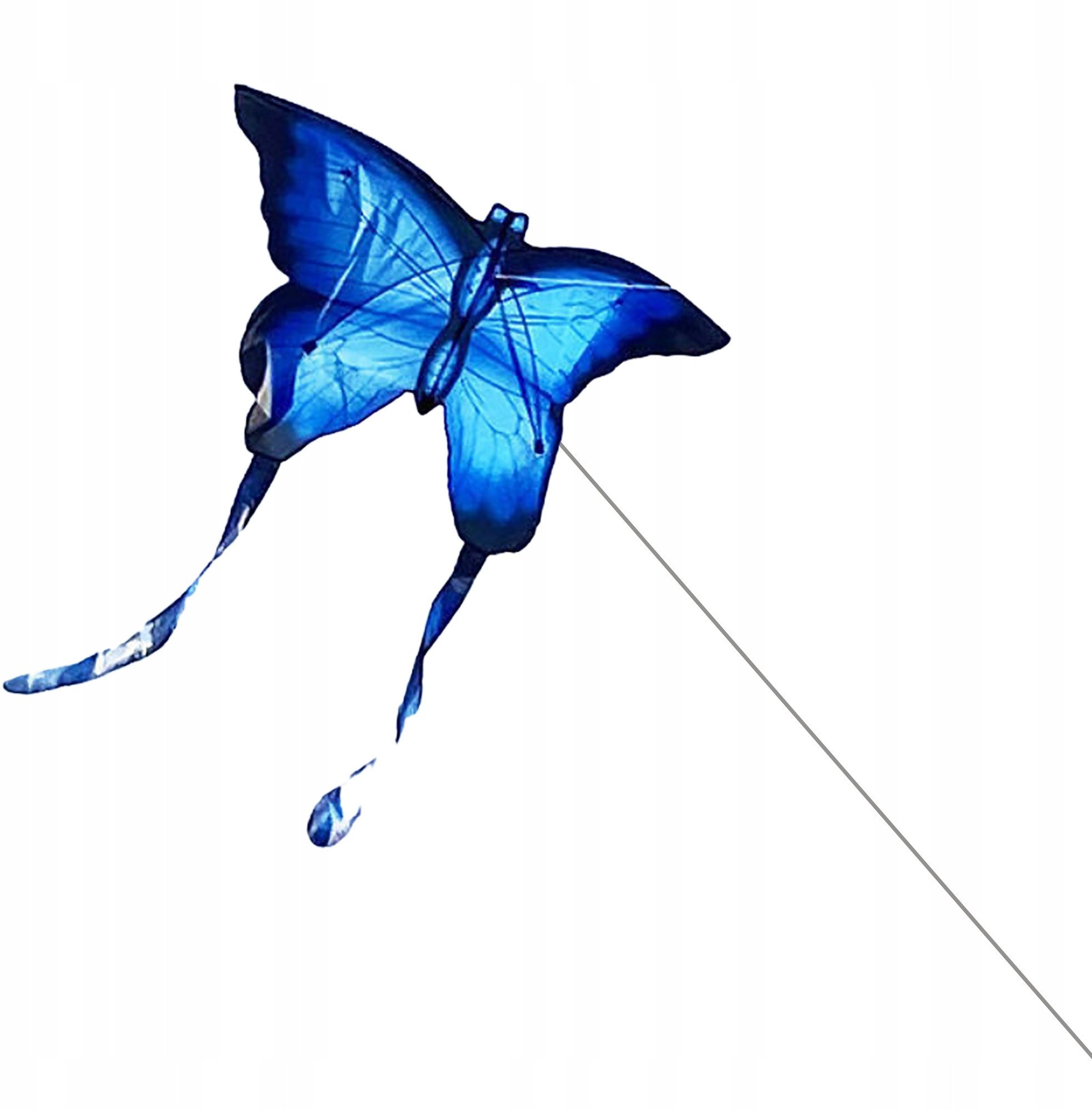 LATAWIEC XXL Motyl NIEBIESKI Świecący LED 150cm
