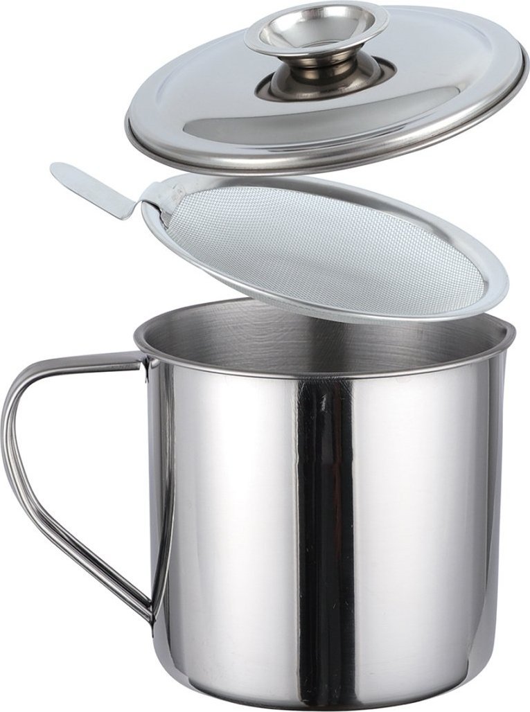 KingHoff Garnek na olej z sitkiem 1,2L (KH-1726)