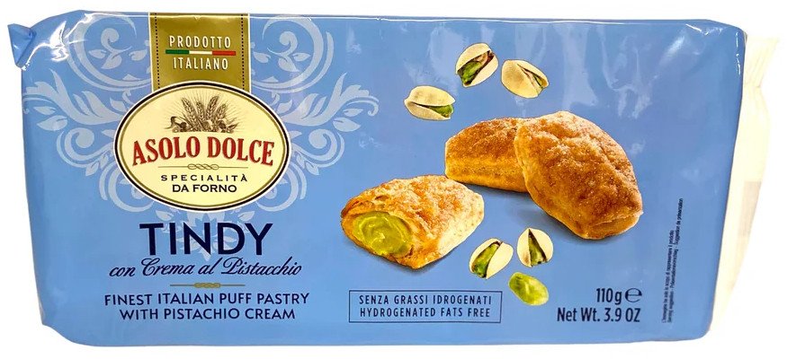 Asolo Dolce Ciastka Tindy Pistacchio 110g -