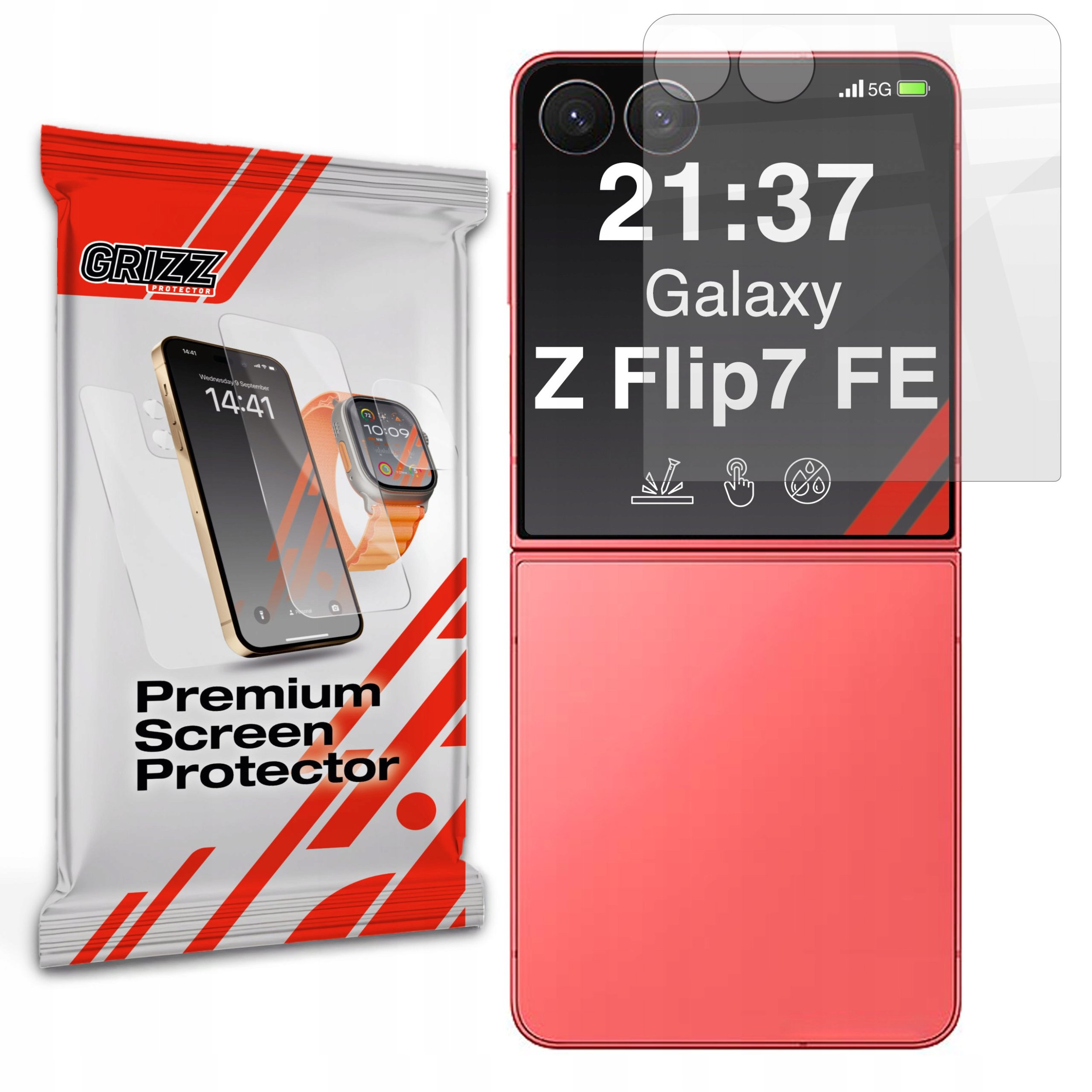 Folia ceramiczna GrizzGlass CeramicFilm do Samsung Galaxy Z Flip7 FE