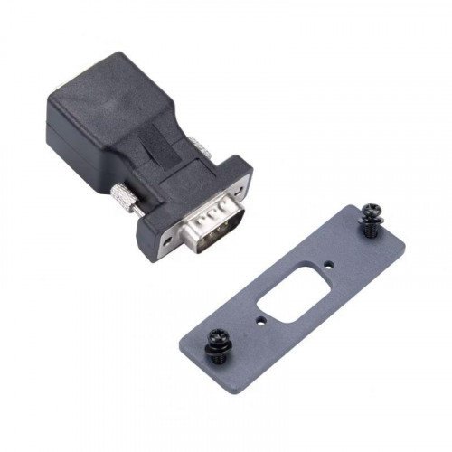 Przejściówka DB9-RJ45 V1.1 przemysłowa czarna