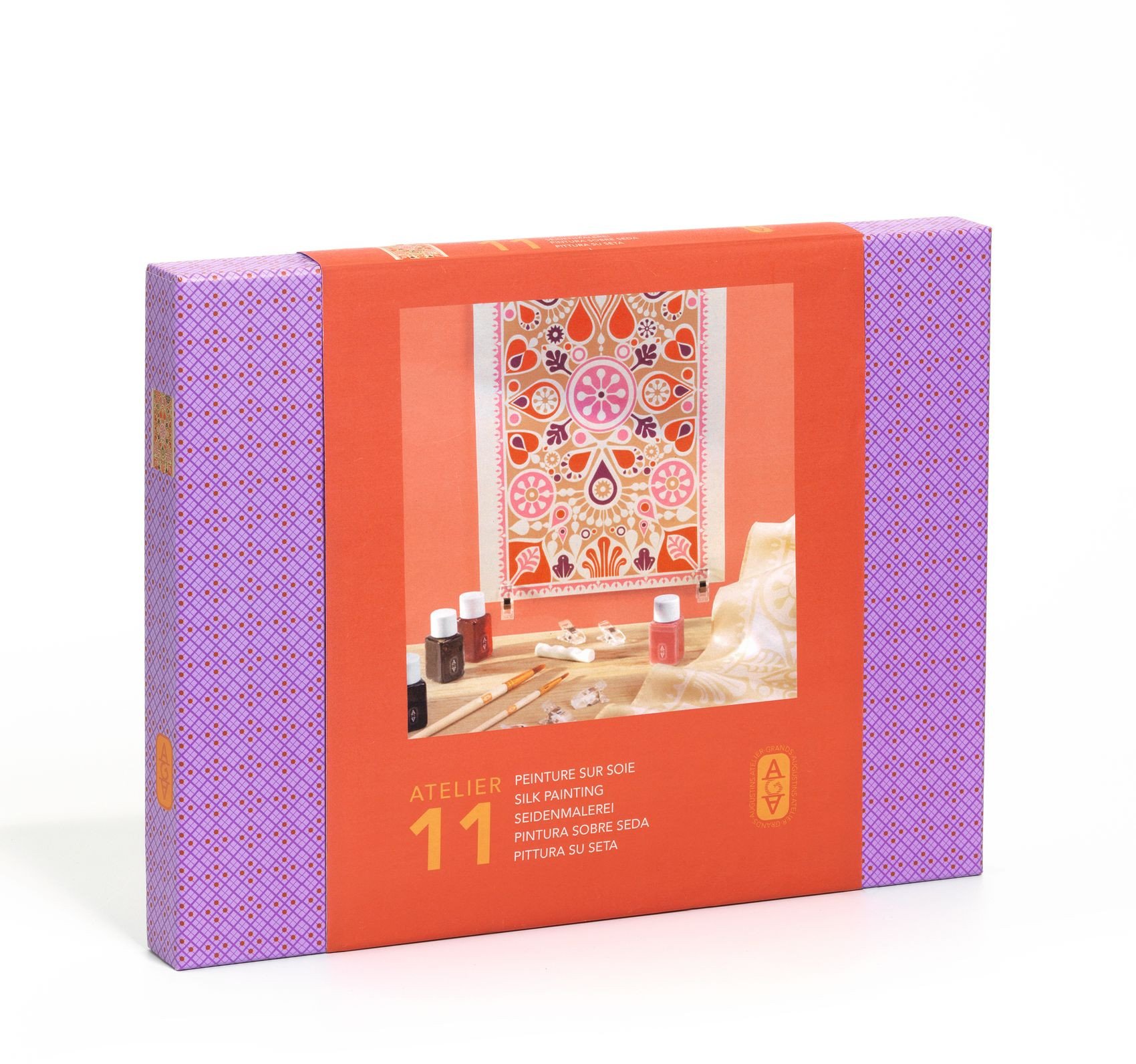 AGA - Kūrybinė dirbtuvė 11 - Tapyba ant šilko