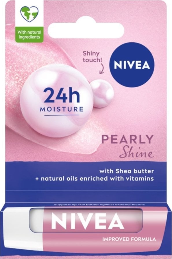 NIVEA_Pielęgnująca pomadka do ust Pearly Shine 5,5ml
