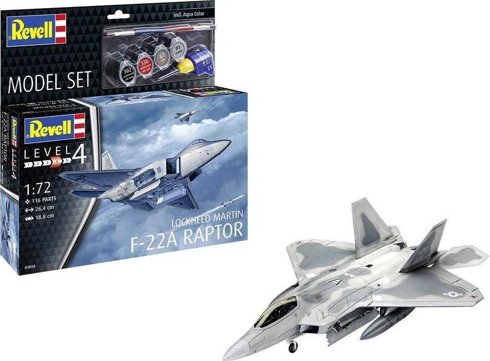 Revell Samolot Lockheed Martin F-22A Raptor