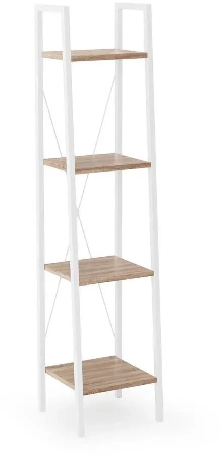 Regał NARVIK REG1 dąb sonoma/biały HALMAR