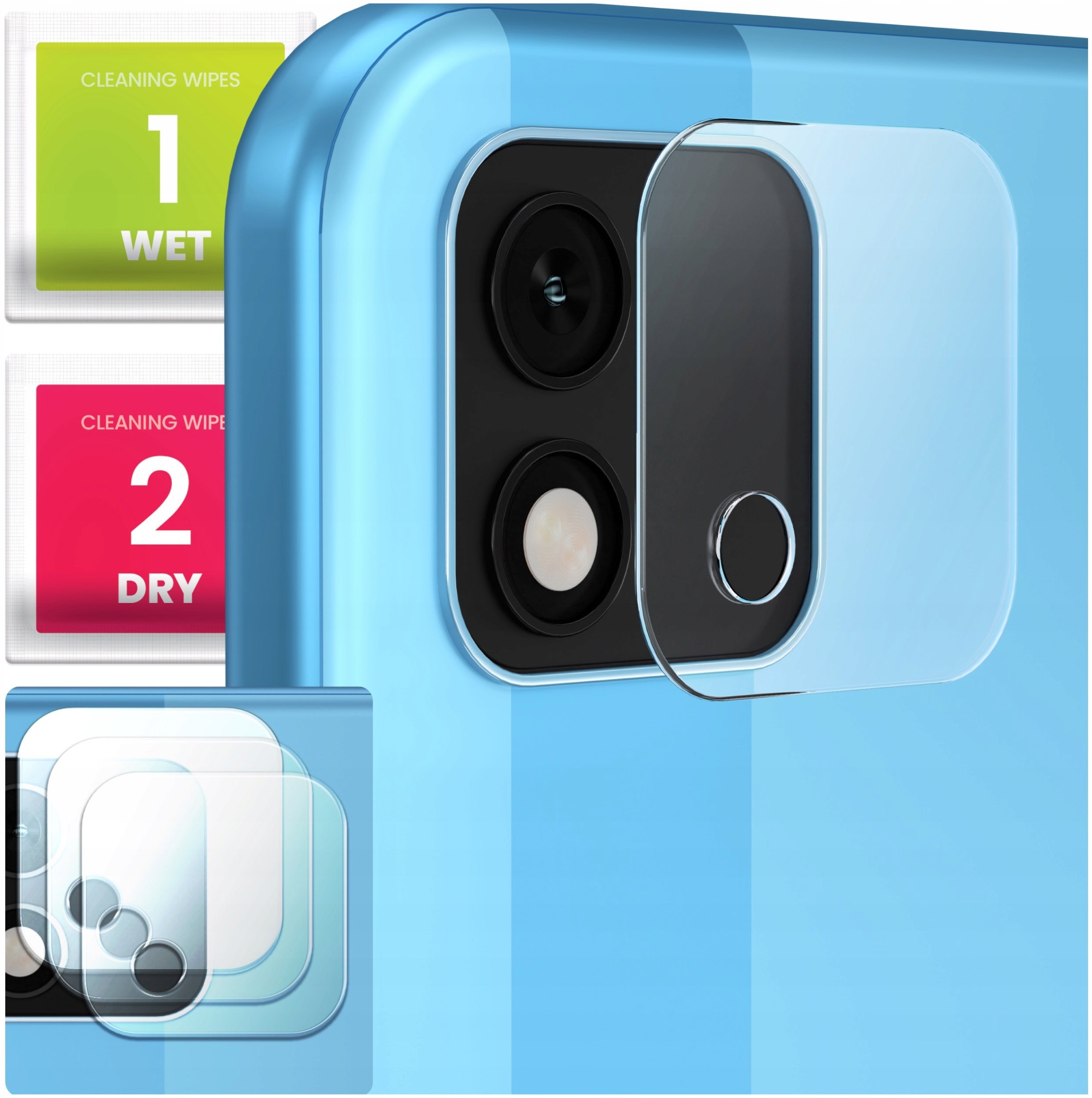 3-PAK Szkło Na Aparat Do Realme C11 2021 / C20 (Hartowane, Na Obiektyw, 9H)