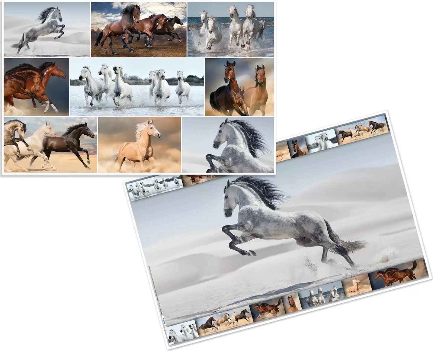 Herma HERMA Schreibunterlage Pferde 55x35 3 Stück