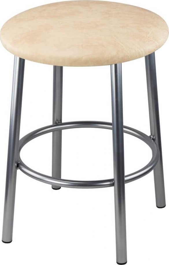 Exmed Taboret JOPEK SATIN Gniot Stołek Kuchenny Wzmocniony