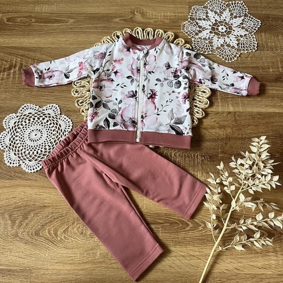 Mamatti Dres dziecięcy bawełniany Kwiaty