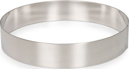 Patisse Pierścień do ciasta 20 x 4,5 cm stal nierdzewna srebrny