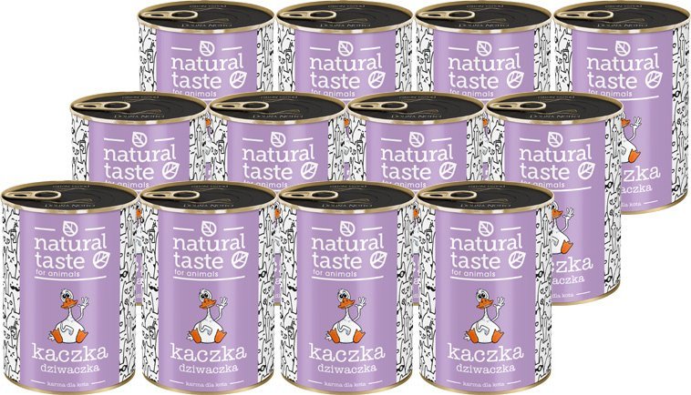 Dolina Noteci Natural Taste z kaczką 12x400g