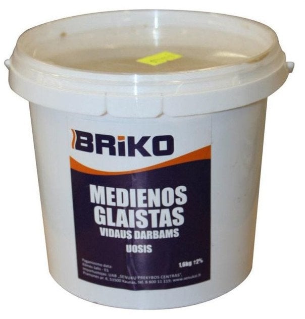 WOOD FILLER INTERIOR BRIKO ASH 1.6KG
