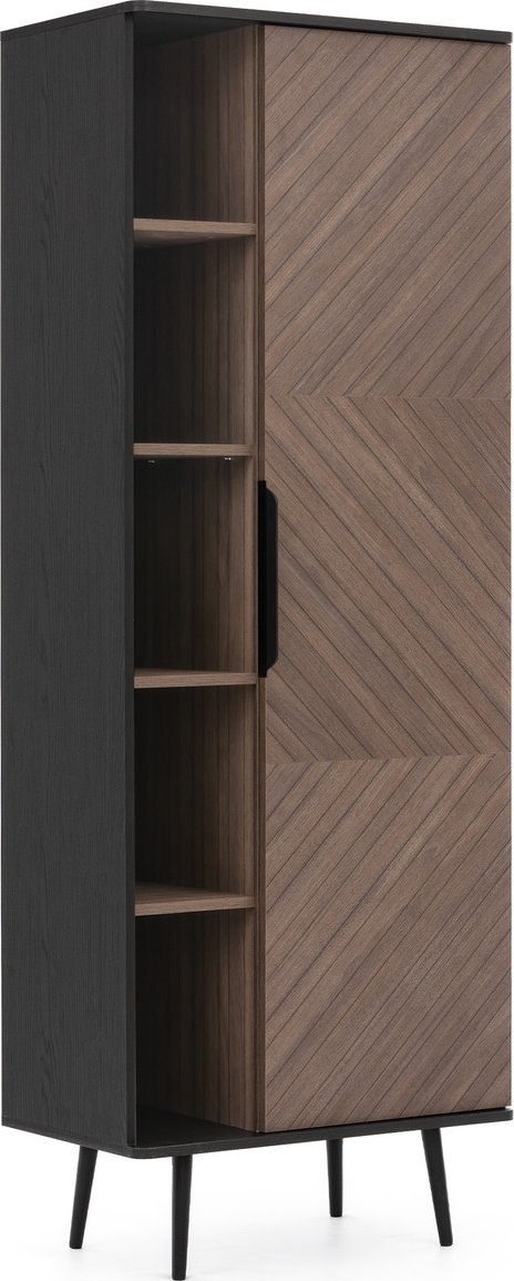 Ravio Wysoki regał Pinelli R1D z półkami i metalowymi nóżkami