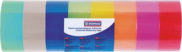 Donau Taśma biurowa DONAU, 18mm, 18m, 8szt.
