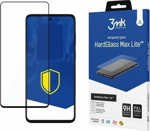 3MK Szkło hartowane 3MK HardGlass Max Lite Motorola Moto G42 czarne