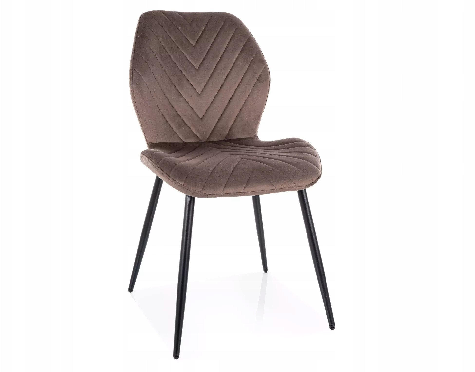 Krzesło tapicerowane MIKE VELVET Cappuccino
