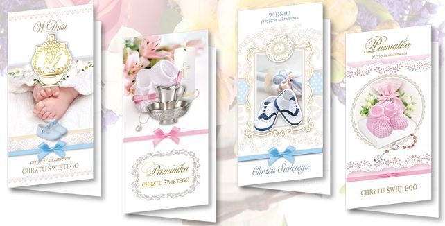 Top Graphic Kartki karnet TOP DLXO chrzest Top Graphic