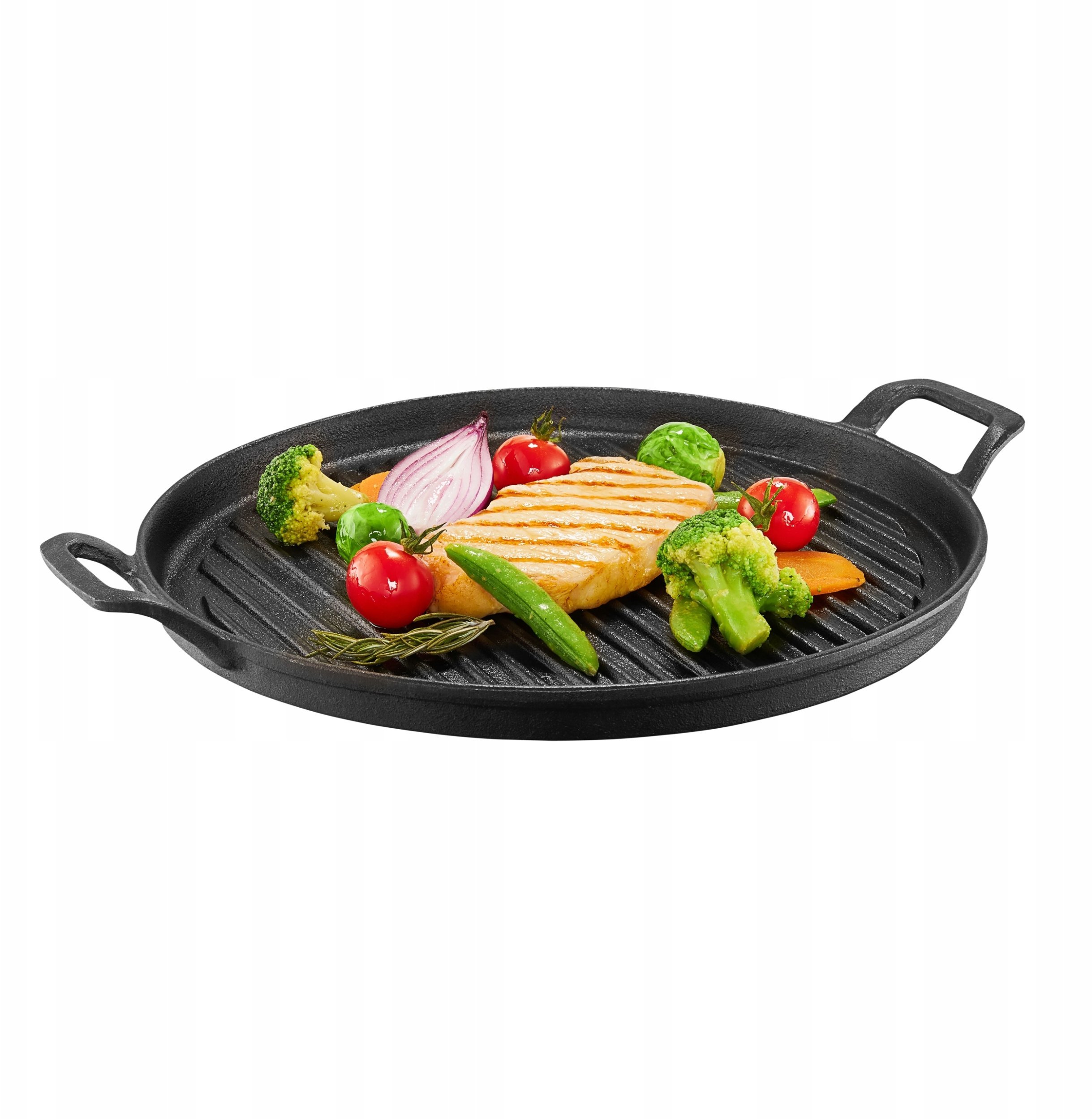 PATELNIA 68606 IRON GRILLOWA ŻELIWNA 30cm