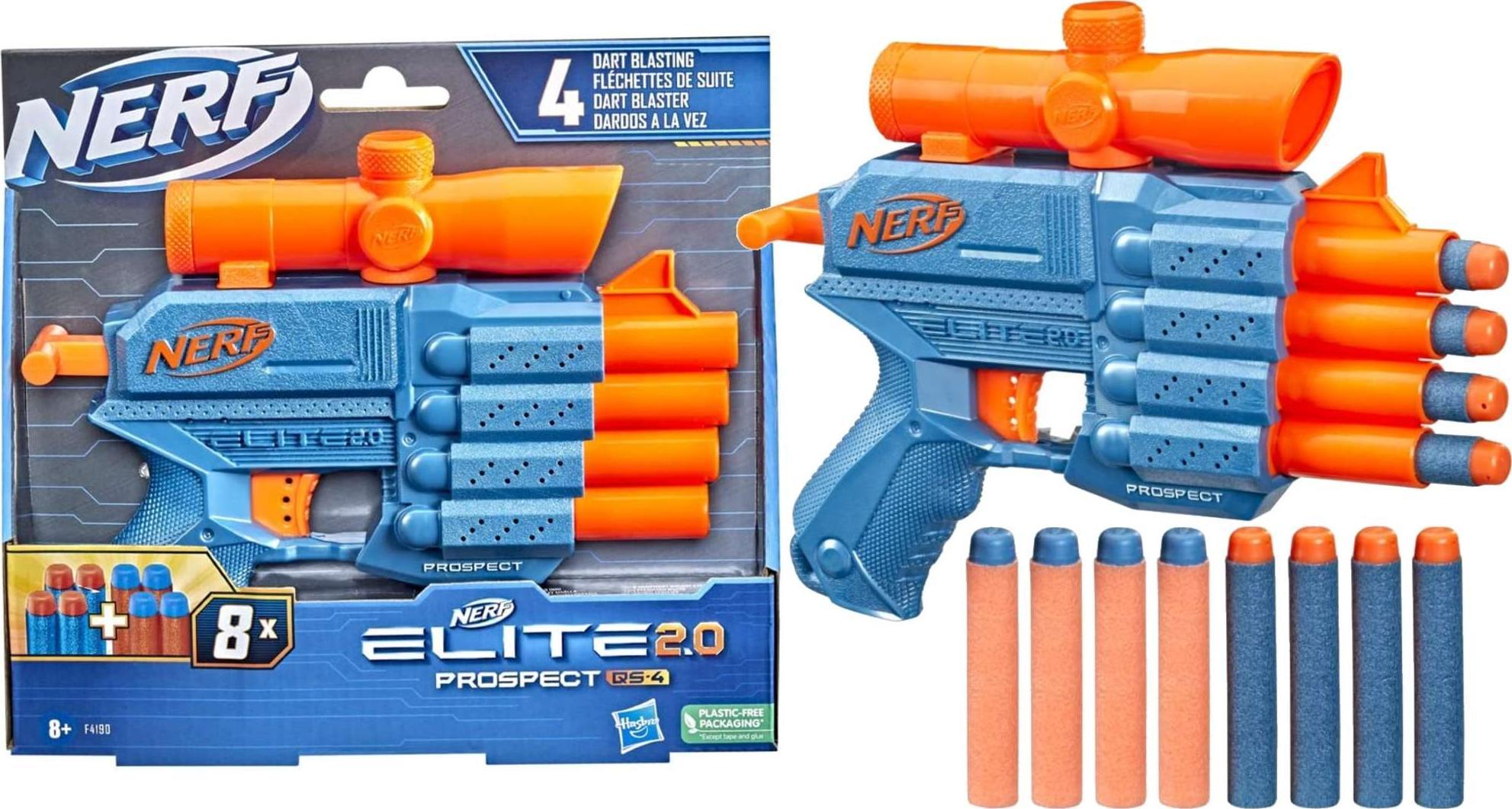 Nerf Elite 2.0 Prospect QS-4 + strzałki
