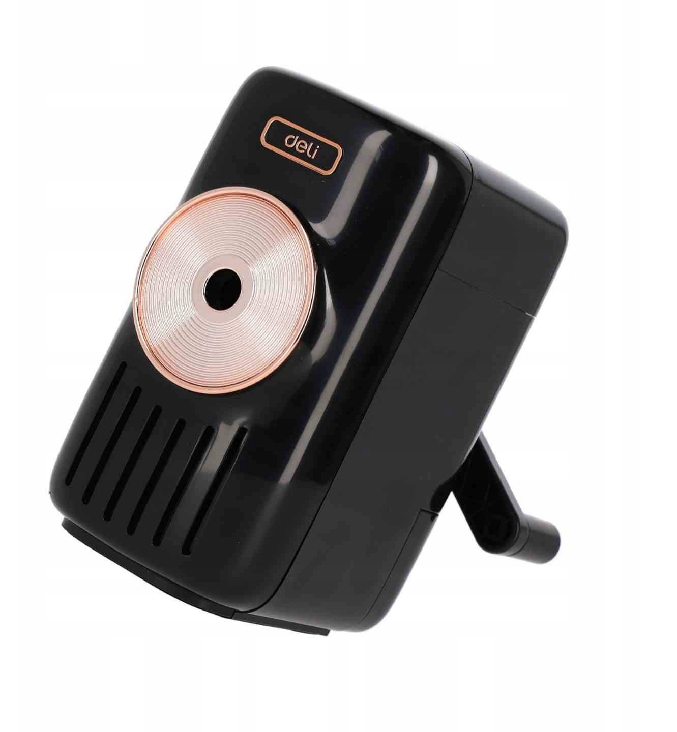 Temperówka ręczna na korbkę grająca mix DELI