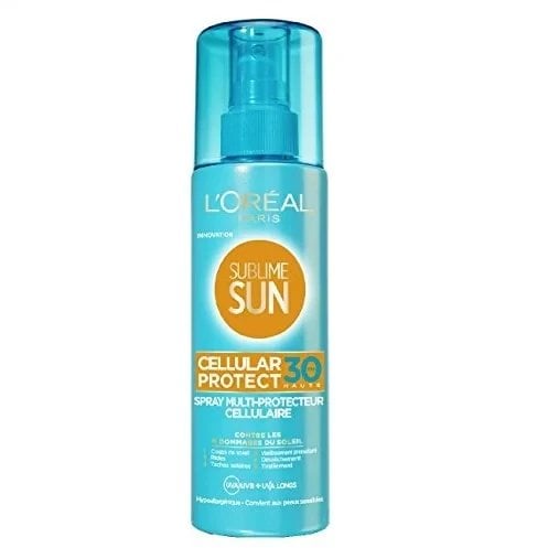 L'Oreal Paris, Sublime Sun Cellular Protect, UV Protection, Sunscreen Spray, SPF 30, 200 ml For Women