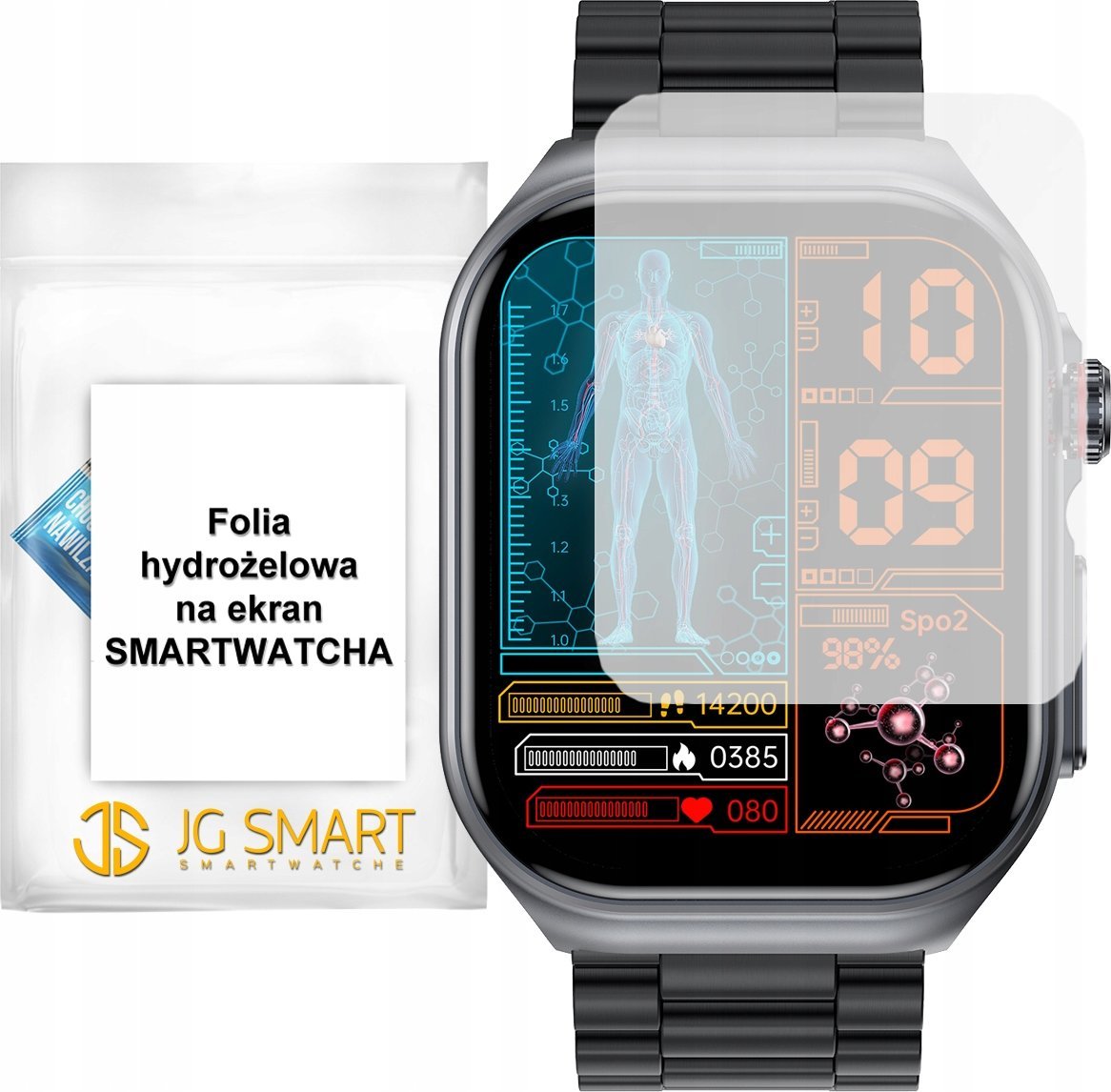 Folia ochronna na ekran smartwatcha JG SMART JGS-585 FOLIA HYDROŻELOWA