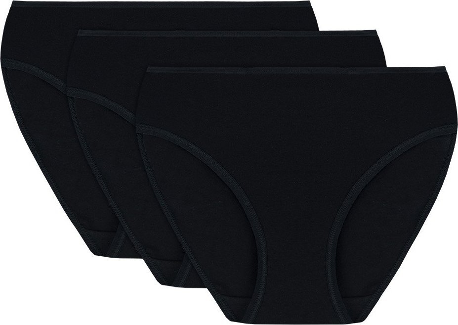 Vivisence Vivisence 4002 3-pack czarny M Majtki figi