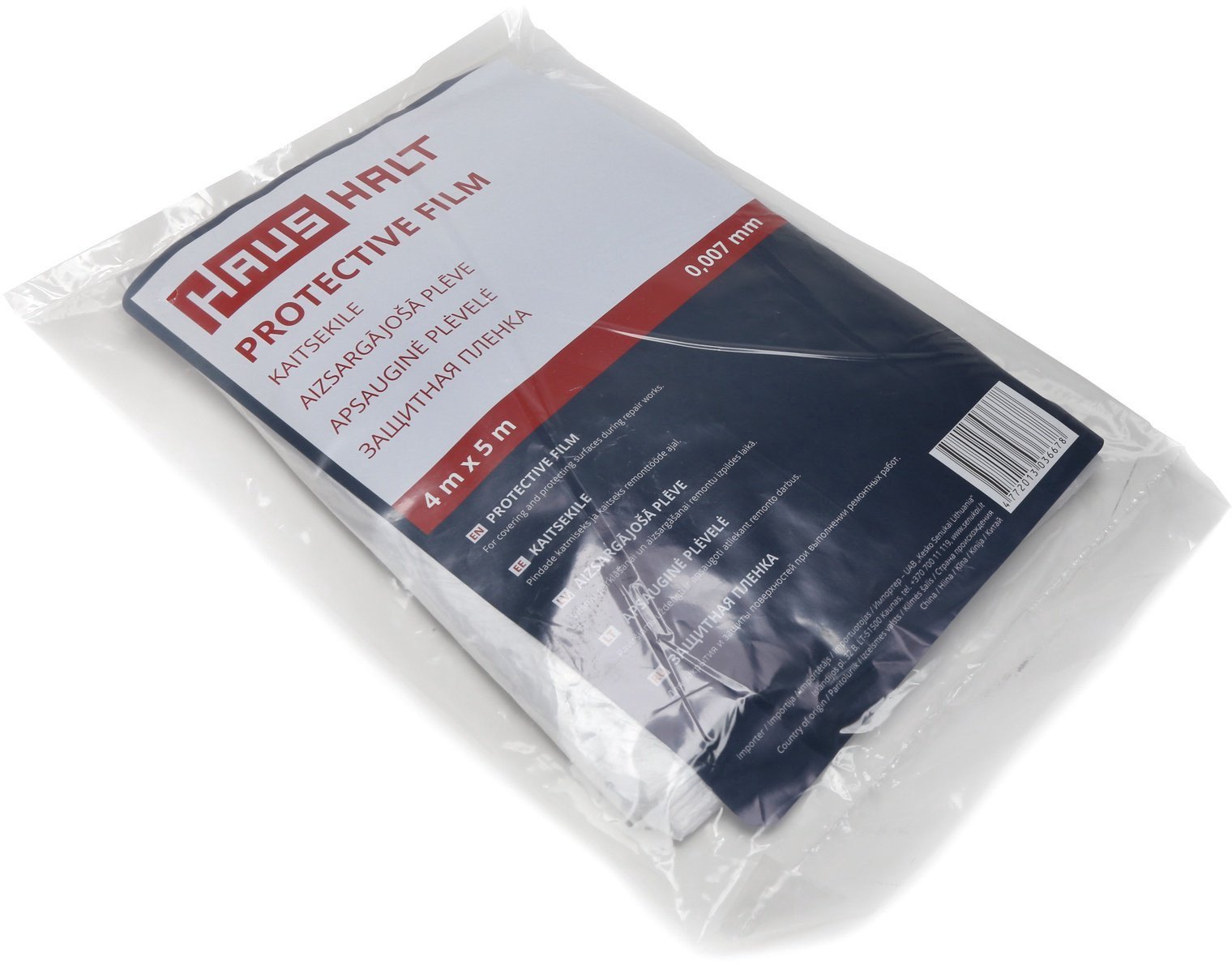 FILM HAUSHALT 4X5 M 0,007 MM