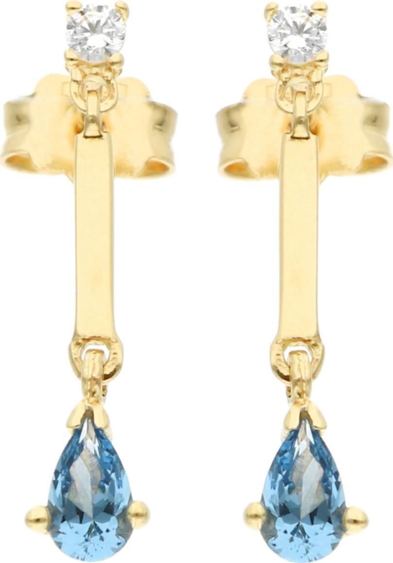 Rosanto Złote kolczyki sztyfty 585 14k