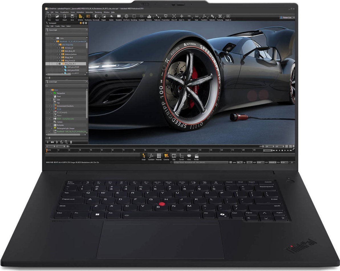 Laptop Lenovo ThinkPad P1 G7 Ultra 7 165H / 32 GB / 1 TB / RTX 4070 / W11 Pro / 165 Hz (21KV0023PB)