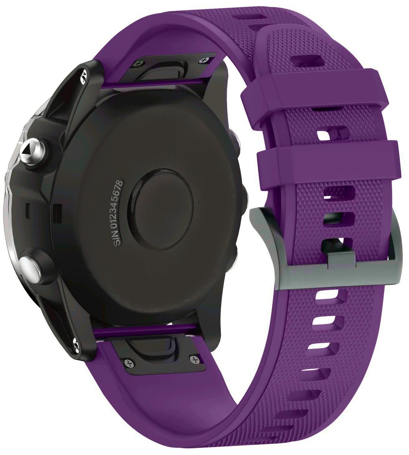 PASEK DO GARMIN FENIX 5 / 6 / 7 / 8 47MM I GARMIN INSTINCT / EPIX 22MM FIOLETOWY