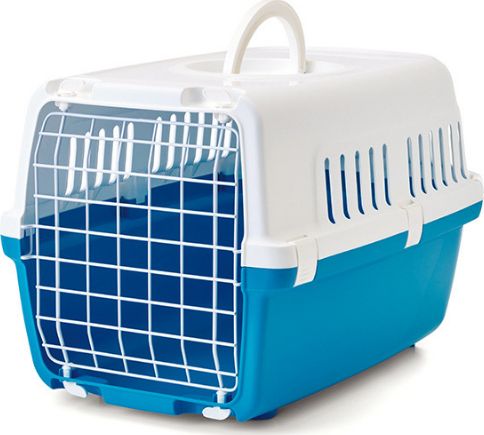 Savic TRANSPORTER ZEPHOS 1 NIEBIESKI METALOWE DRZWI