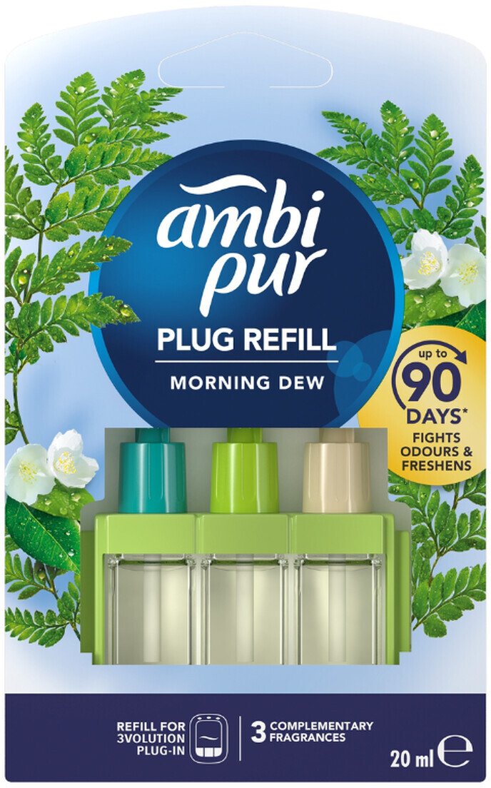 Ambi Pur 3Volution Wkład do Elektrycznego Odświeżacza Powietrza Morning Dew 20ml