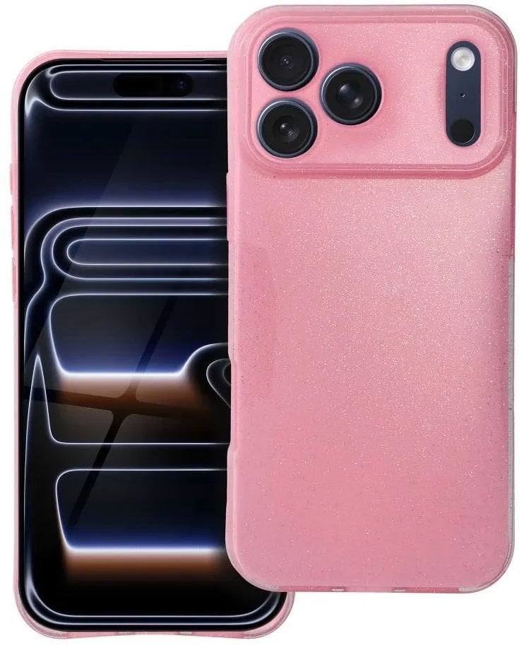 Futerał CLEAR CASE 2 mm BLINK do IPHONE 17 Pro różowy