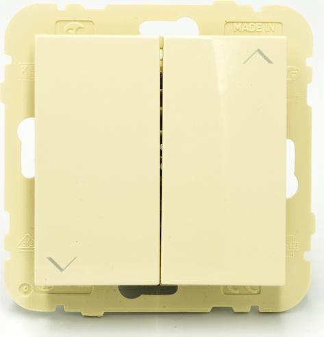 Efapel EFAPEL LOGUS90 ŁĄCZNIK ŻALUZJOWY ZWIERNY Z ELEKTRYCZNĄ BLOKADĄ KOŚĆ SŁONIOWA 90281 KWMF