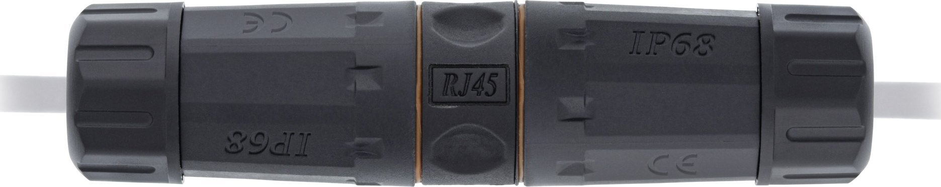 InLine InLine® Cat.6A coupling, waterproof IP68, 2x RJ45 F/F, 1:1