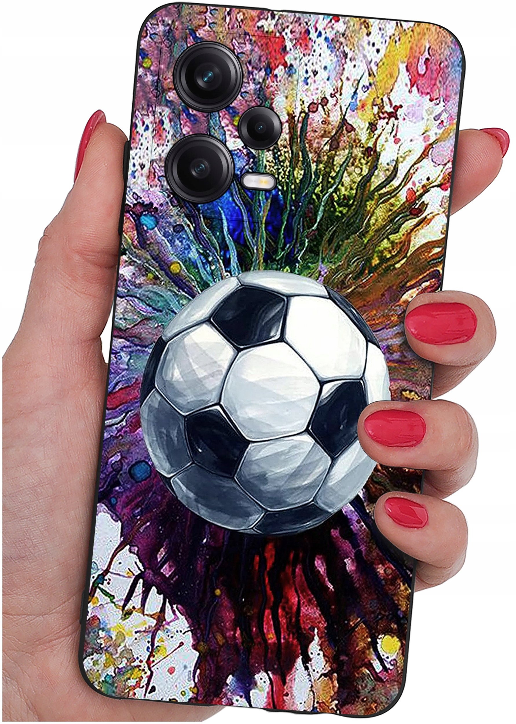 ETUI do Xiaomi Redmi Note 12 5G |Poco X5 5G | WZORY | SILIKONOWE MATT SZKŁO