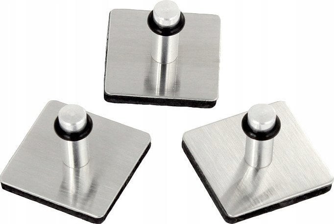 Zeller Zestaw haczyków magnetycznych KWADRAT - 3 sztuki w komplecie, ZELLER