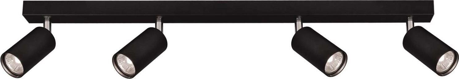 Lampa sufitowa Kaja Plafon LAMPA sufitowa K-4554 Kaja metalowa OPRAWA regulowana reflektorki tuby czarne