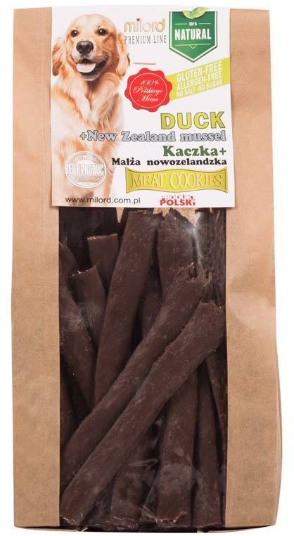 Ciastka dla psa Milord z kaczką i omułkiem 80 g