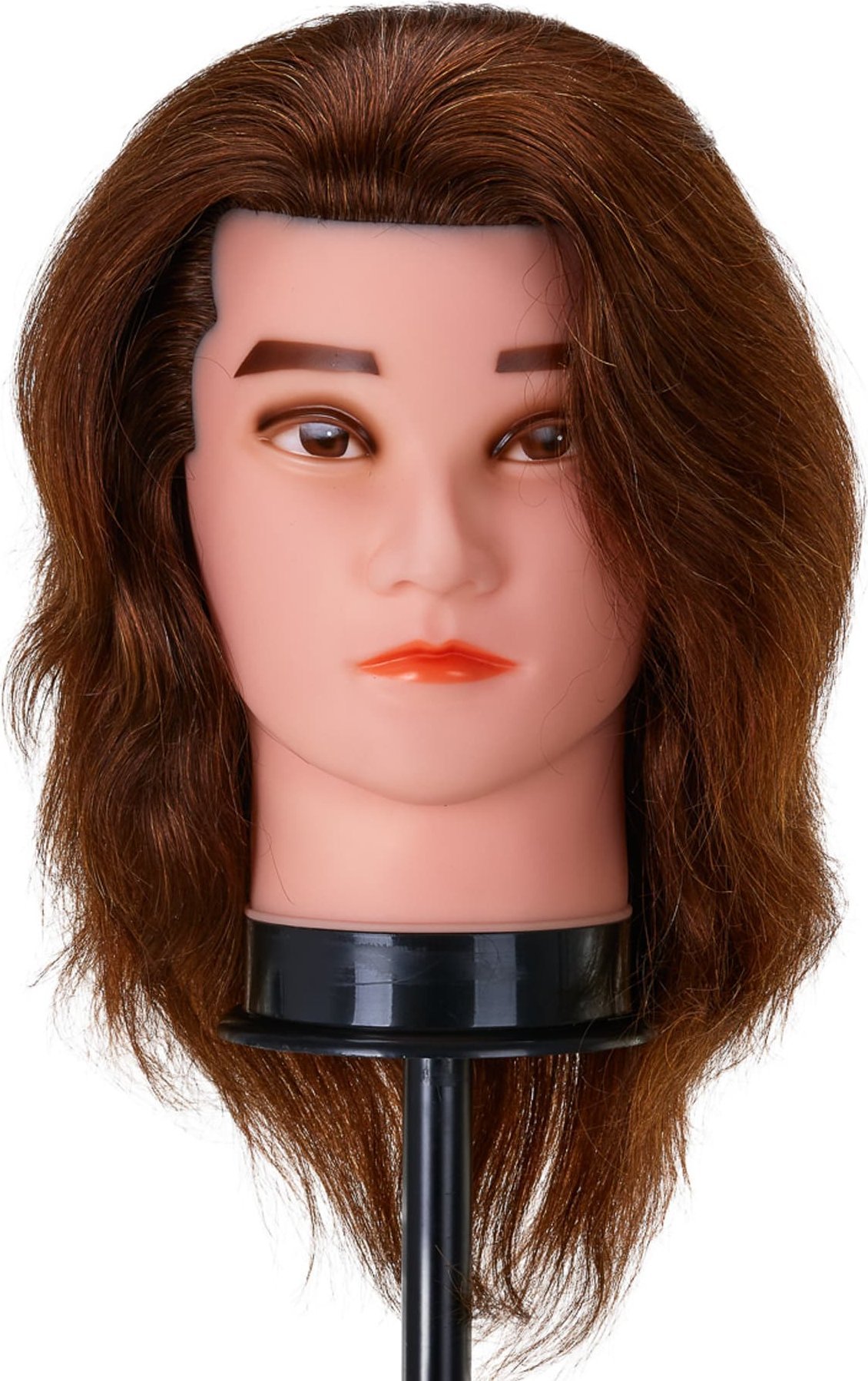 Activeshop Główka treningowa fryzjerska Gabbiano WZ3 naturalne włosy, kolor 4H, długość 8"