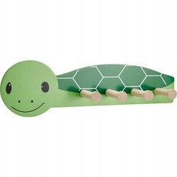 Wieszak do pokoju dziecięcego MINI ZOO, 35,5 x 6,5 x 10 cm