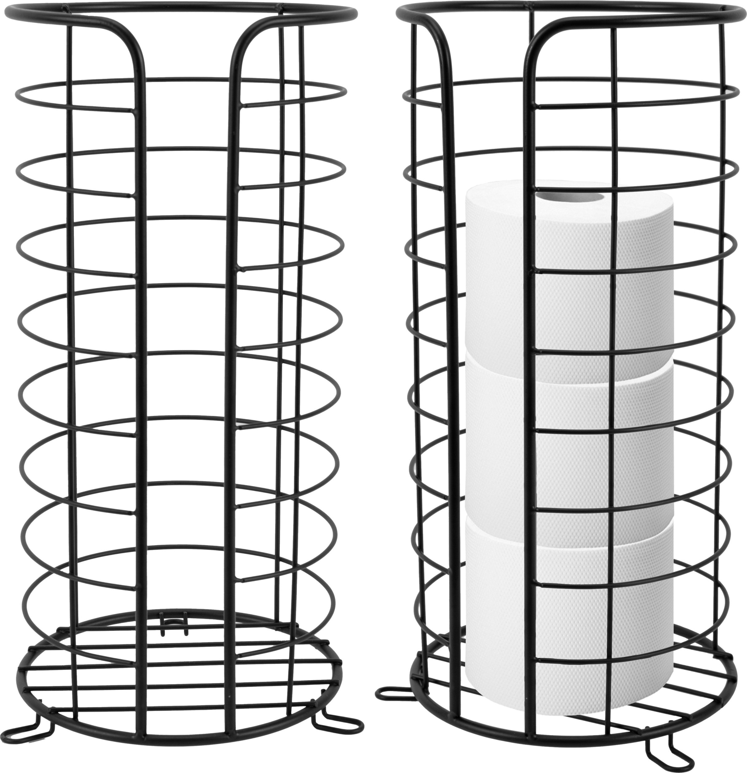 Tutumi POJEMNIK NA PAPIER TOALETOWY CZARNY 322743A