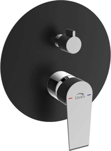 Bateria prysznicowa Laveo LAVEO Largo - bateria natryskowa podtynkowa z przełącznikiem