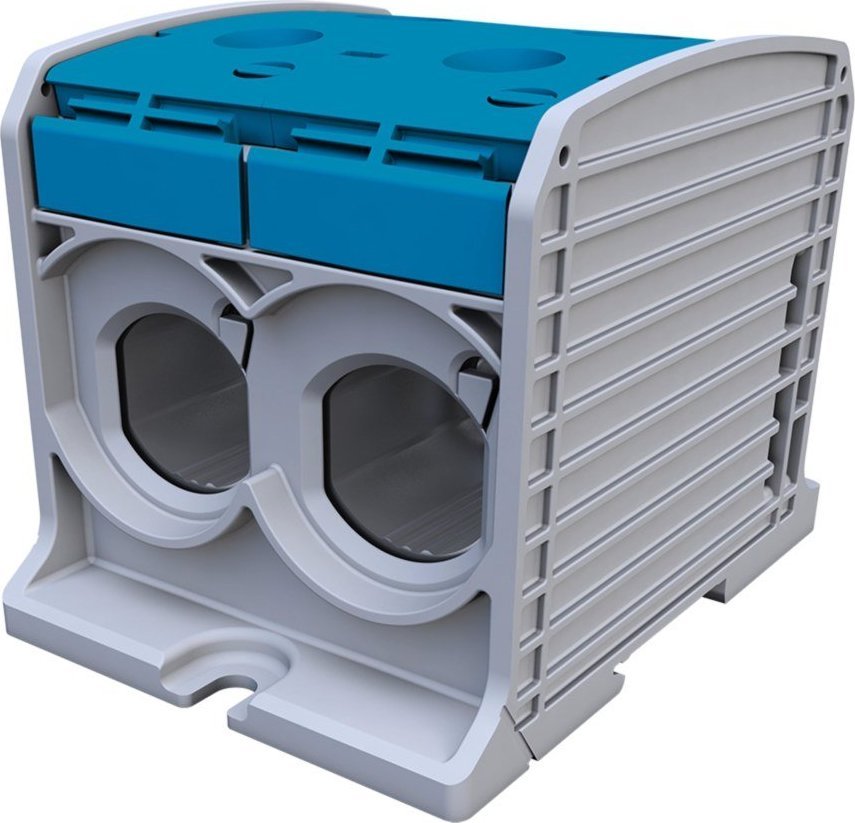 Simet Złączka szynowa gwintowa Al/Cu STB 300-2 (87920) SIMBLOCK niebieski 81302003