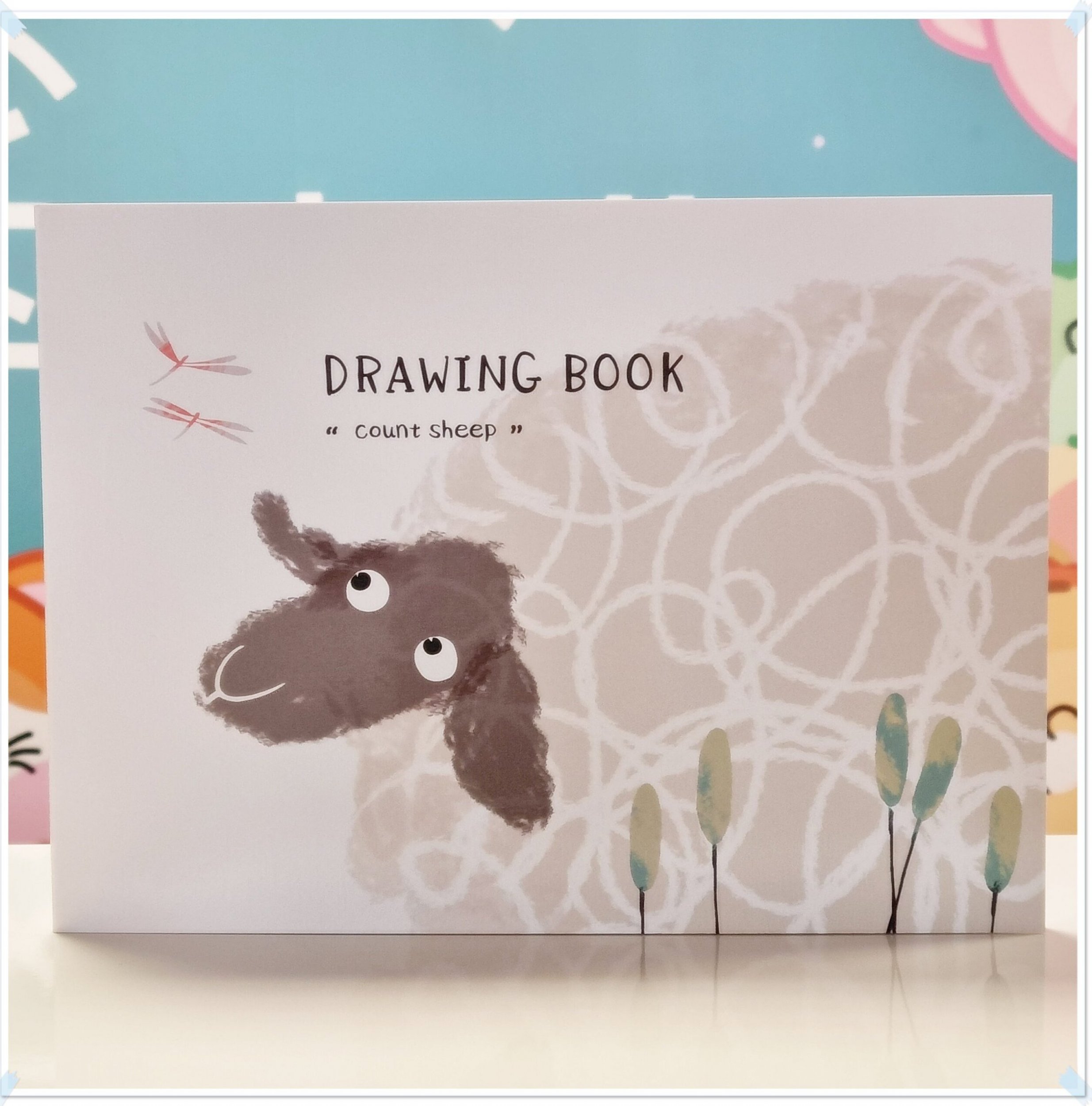 myHomelife Szkicownik blok rysunkowy owieczki w lesie