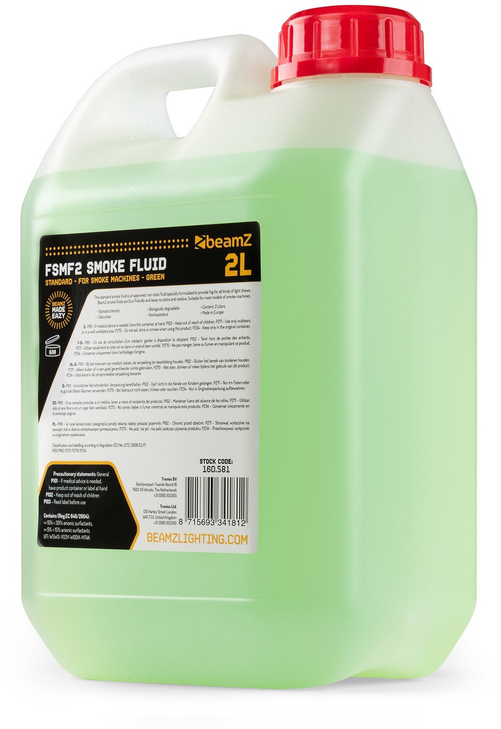 Płyn do wytwornic dymu 2L FSMF2 Beamz one size