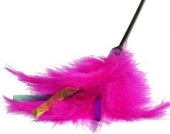 Dingo zabawka dla kota patyk z piórkami - 21203
